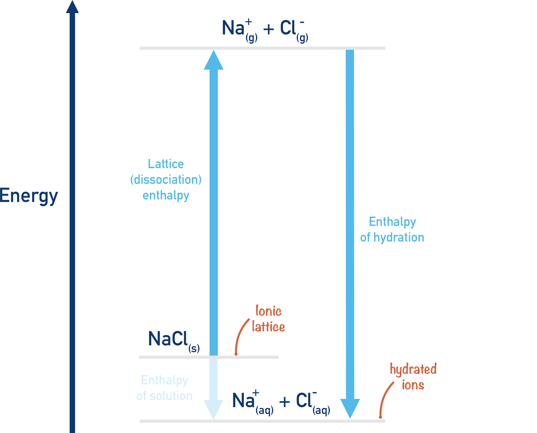 lattice enthalpy and enthalpy of hydration born-harber cycle sodium chloride