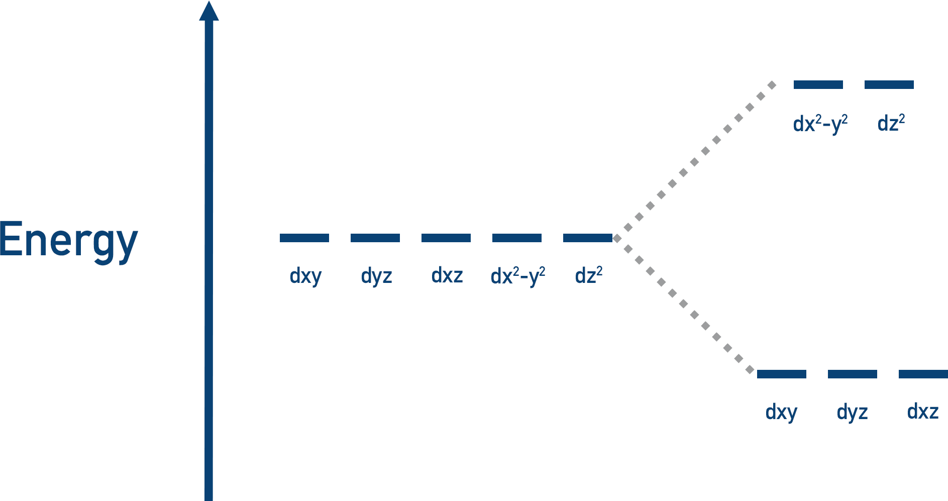 transition metals d-orbital splitting