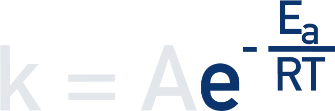 Arrhenius Equation with -Ea/RT highlighted for A-level chemistry