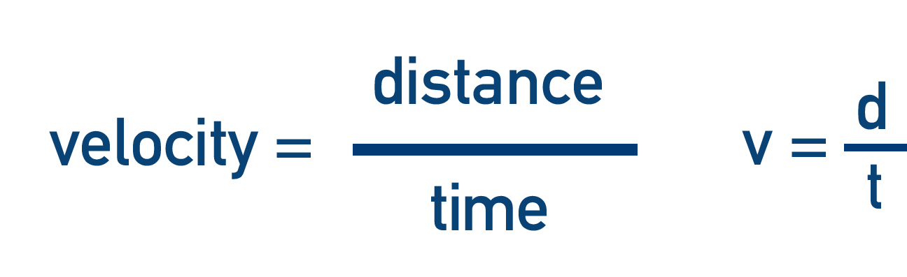 velocity equation for time of flight mass spectrometry