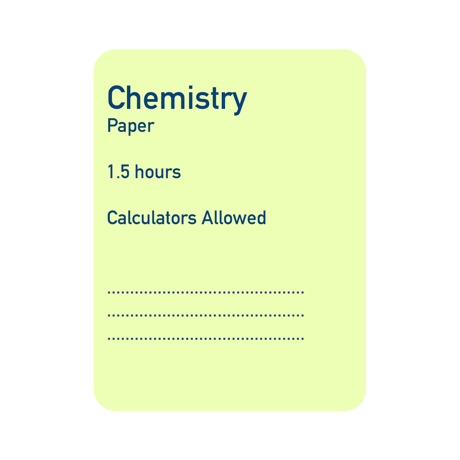 Chemistry Student A-level Past Papers icon