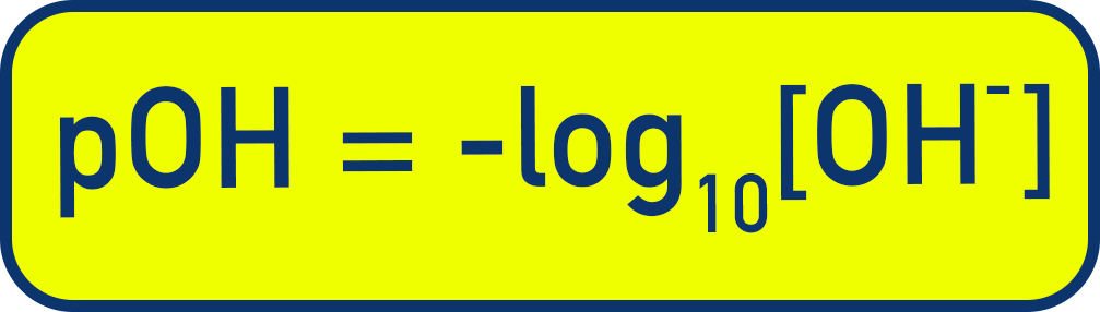 NCERT 11 Chemistry definition of pOH and its logarithmic relationship to hydroxide concentration.