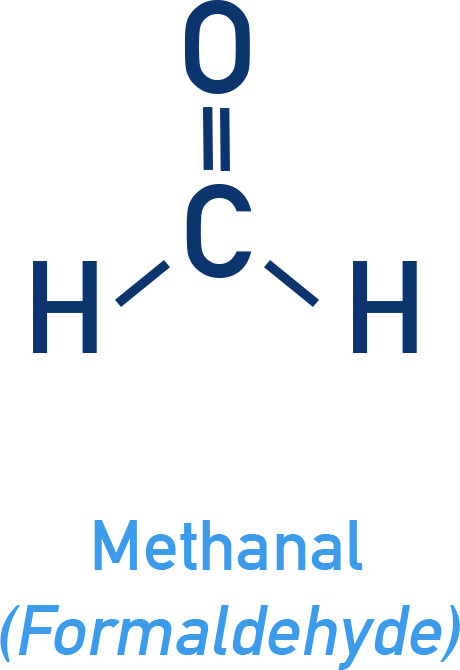 NCERT 12 Chemistry structure and key uses of methanal (formaldehyde) including polymers like Bakelite and melamine-formaldehyde resins, and use as preservative (formalin).